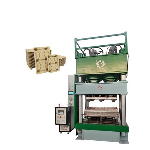 Fa raklapblokk készítő gép